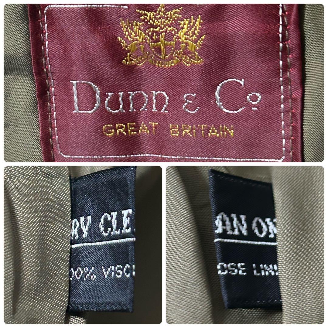 美品 Dunn&Co ハリスツイード テーラード ジャケット 英国製 チェック