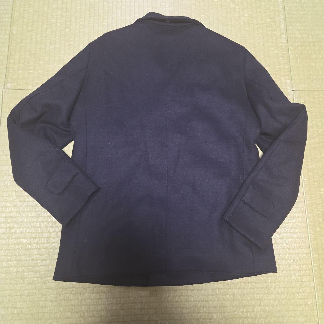 HERNO サイズ52 IN-TECH 代替ダウン Pコート 防寒 ウール 紺