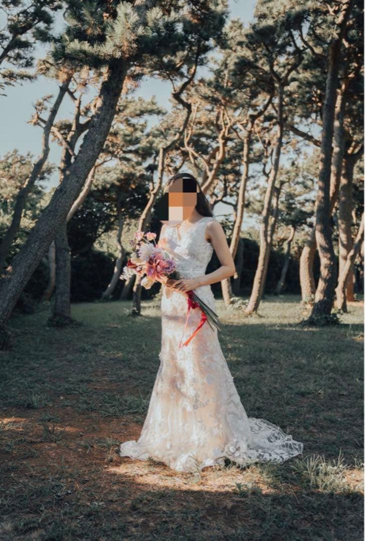 ウェディングドレス　前撮りドレス　マーメイドドレス