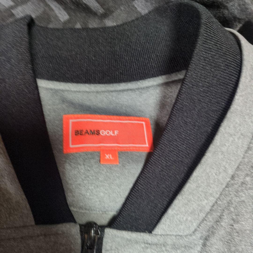 BEAMSGOLF ジップアップジャケット グレー
