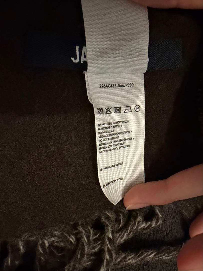 L ECHARPE JACQUEMUS ストール マフラー