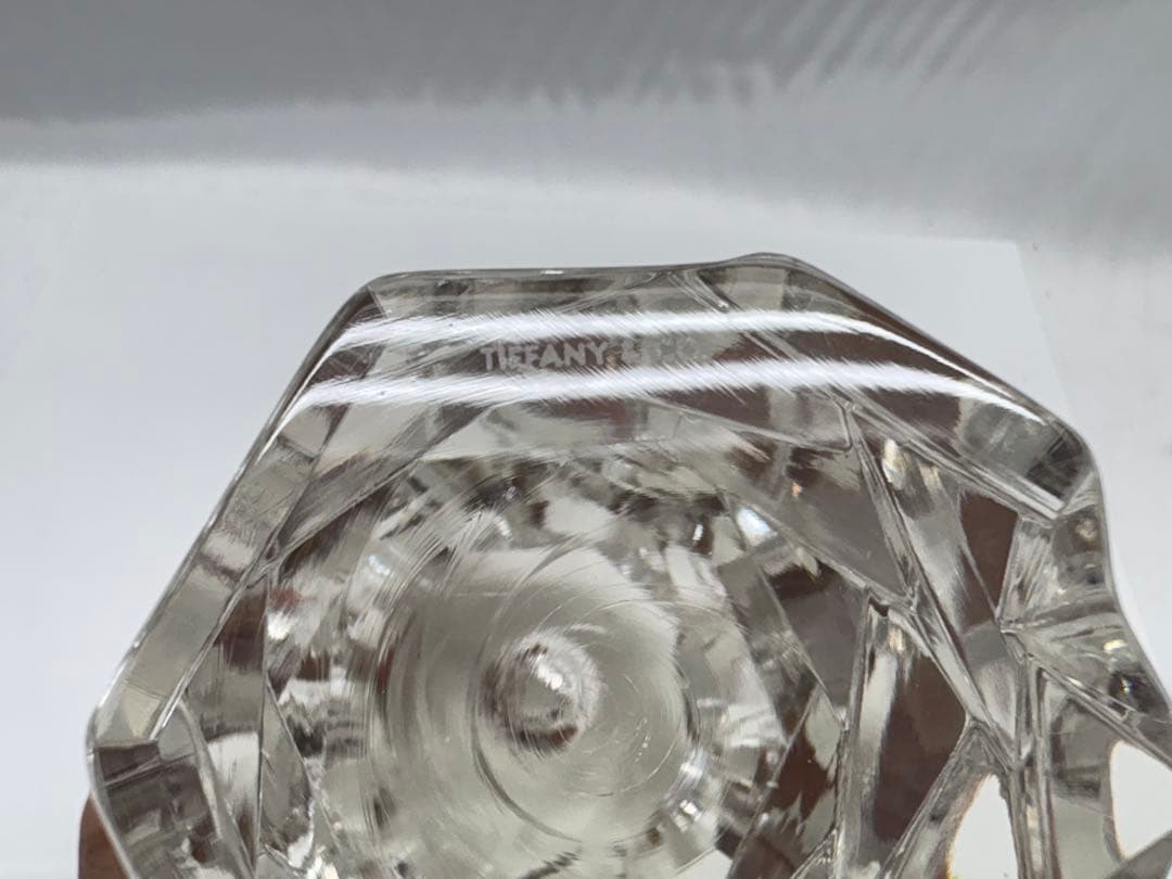 ○*様 TIFFANY&Co. クリスタル キャンドルスタンド ペア