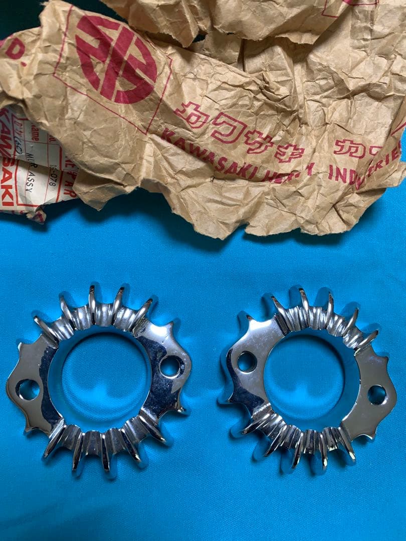 カワサキ純正W 1S W 1SAマフラーフランジ新品未使用