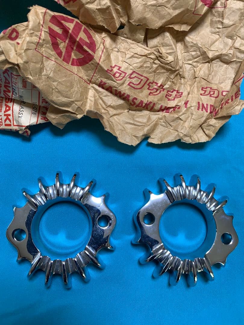 カワサキ純正W 1S W 1SAマフラーフランジ新品未使用