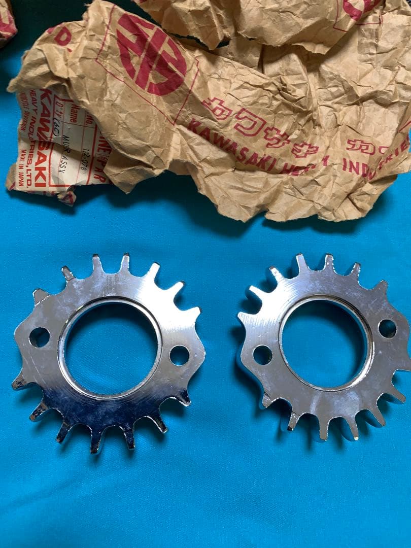 カワサキ純正W 1S W 1SAマフラーフランジ新品未使用