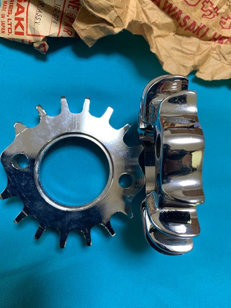 カワサキ純正W 1S W 1SAマフラーフランジ新品未使用