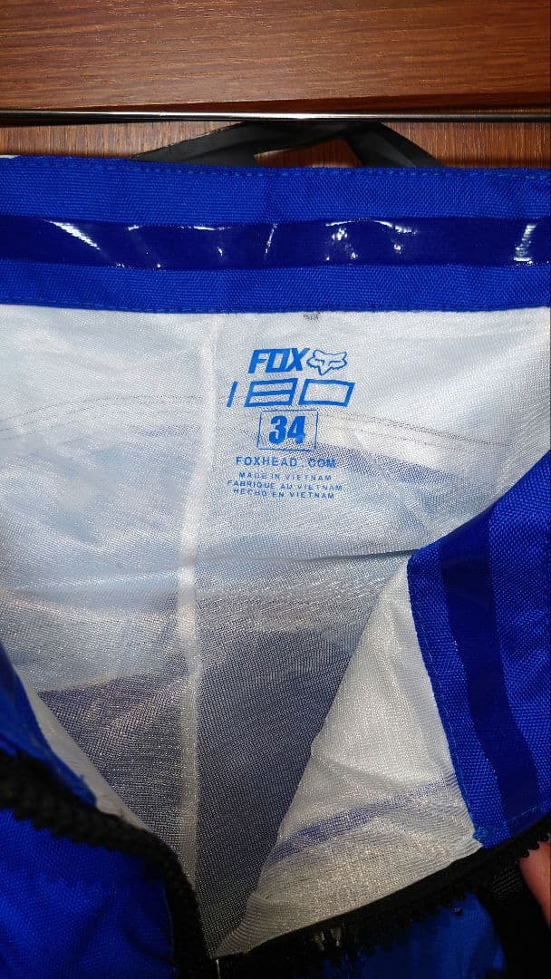 【FOX RACING】180 モトクロスパンツ(34) ウェア・グローブセット