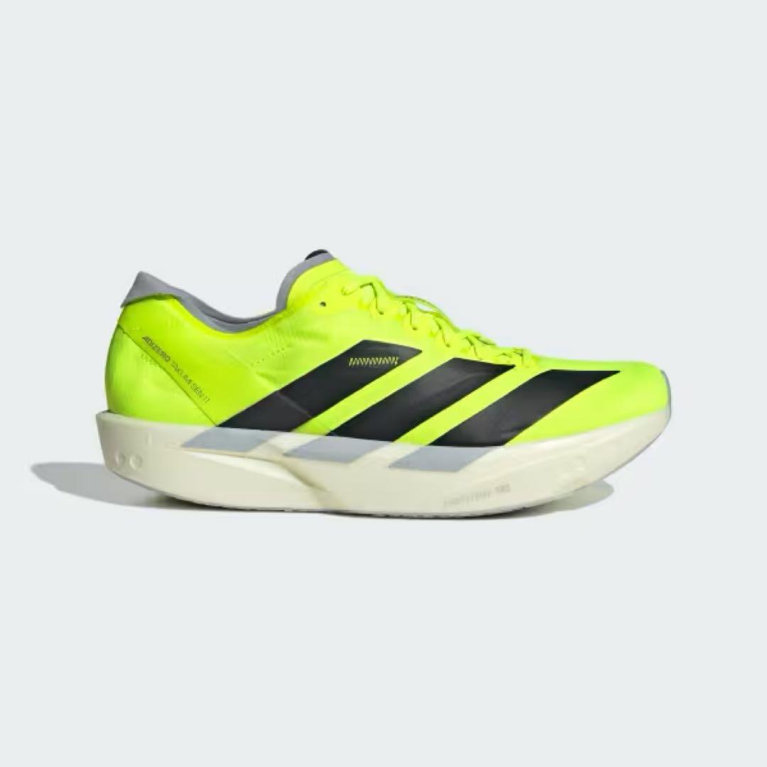 【adidas】アディゼロ タクミセン11 蛍光イエロー 28.0