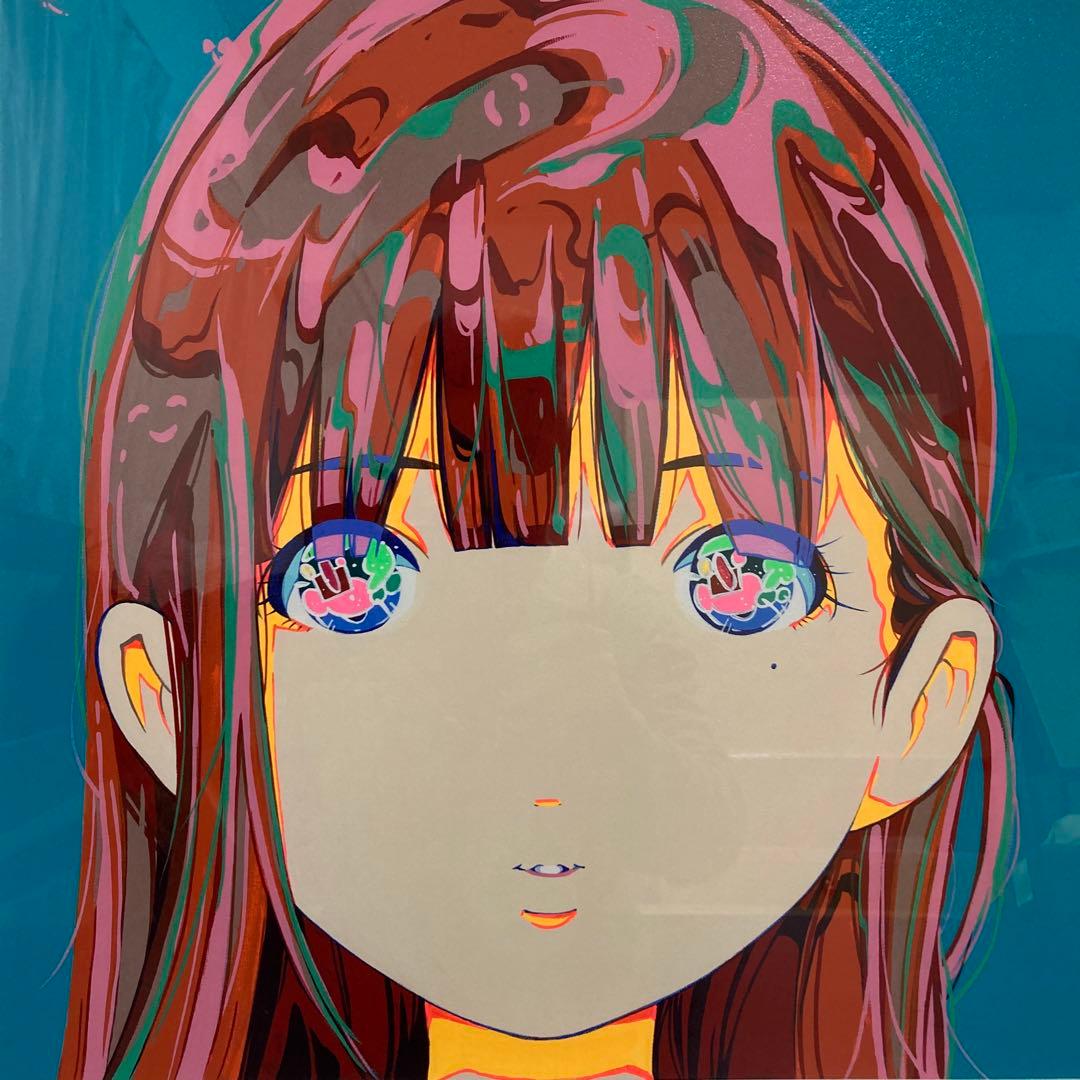 【真作】愛☆まどんな「彼女の顔が思い出せない」シルクスクリーン3点セット 版画