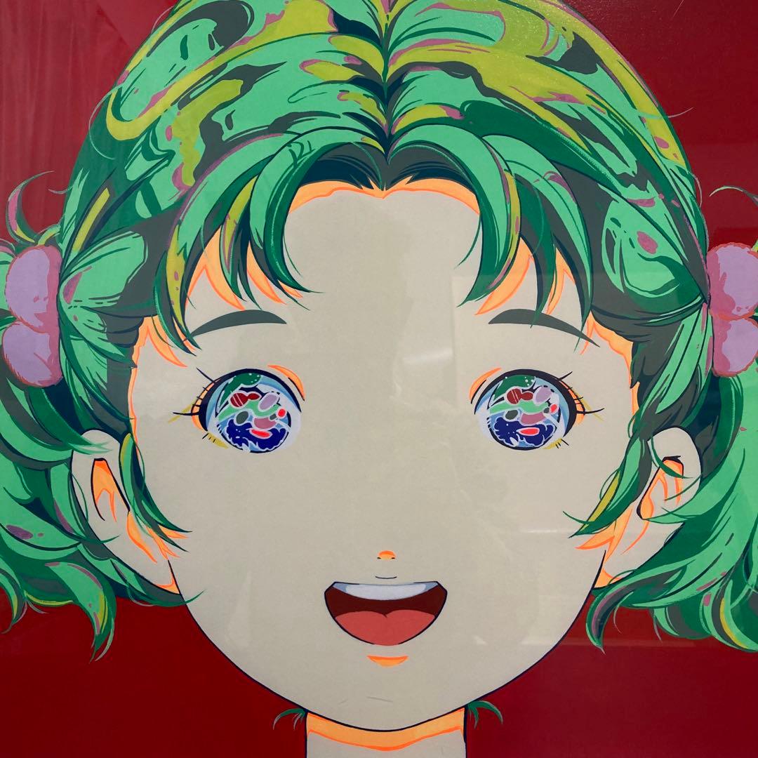 【真作】愛☆まどんな「彼女の顔が思い出せない」シルクスクリーン3点セット 版画