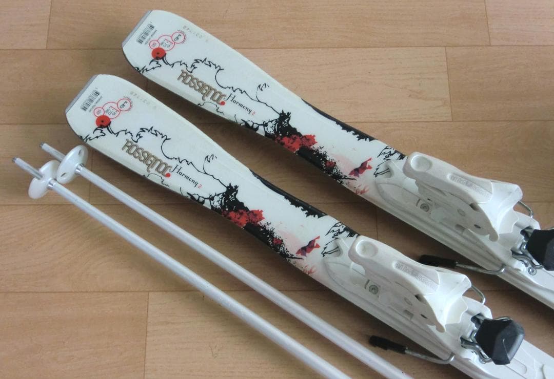 ■■送料無料■ロシニョール■女性用スキー4点セット■146/24.5■WAX済■