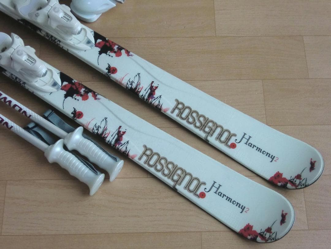 ■■送料無料■ロシニョール■女性用スキー4点セット■146/24.5■WAX済■