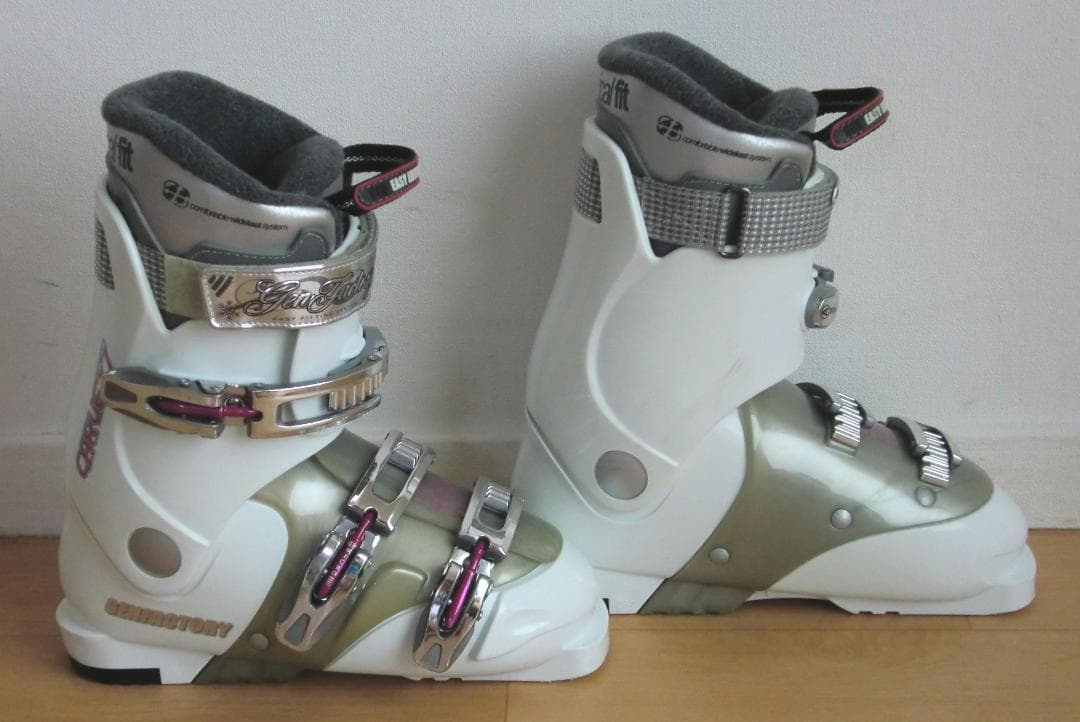 ■■送料無料■ロシニョール■女性用スキー4点セット■146/24.5■WAX済■