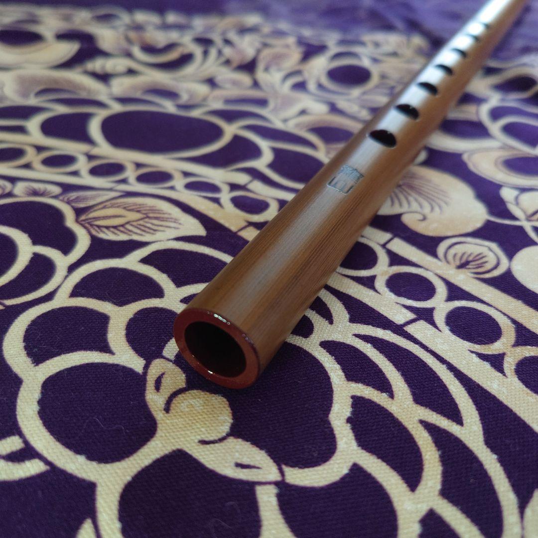 篠笛　古典調　五本調子　拭漆