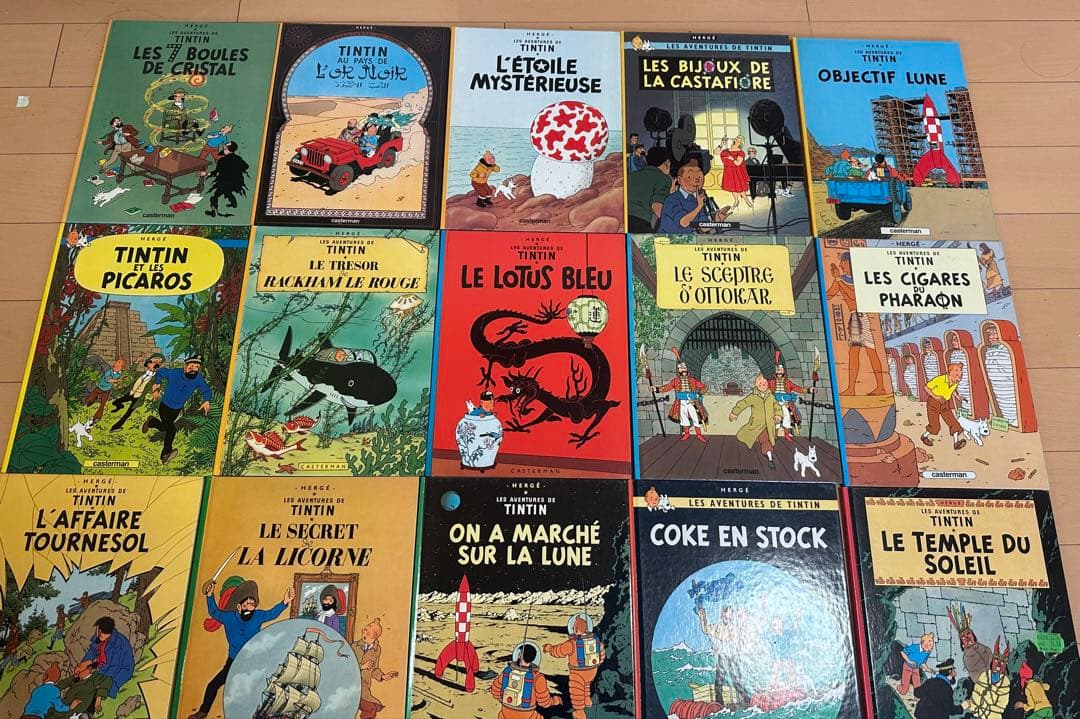 【新品未使用】超希少★ タンタンの冒険 フランス語 22冊