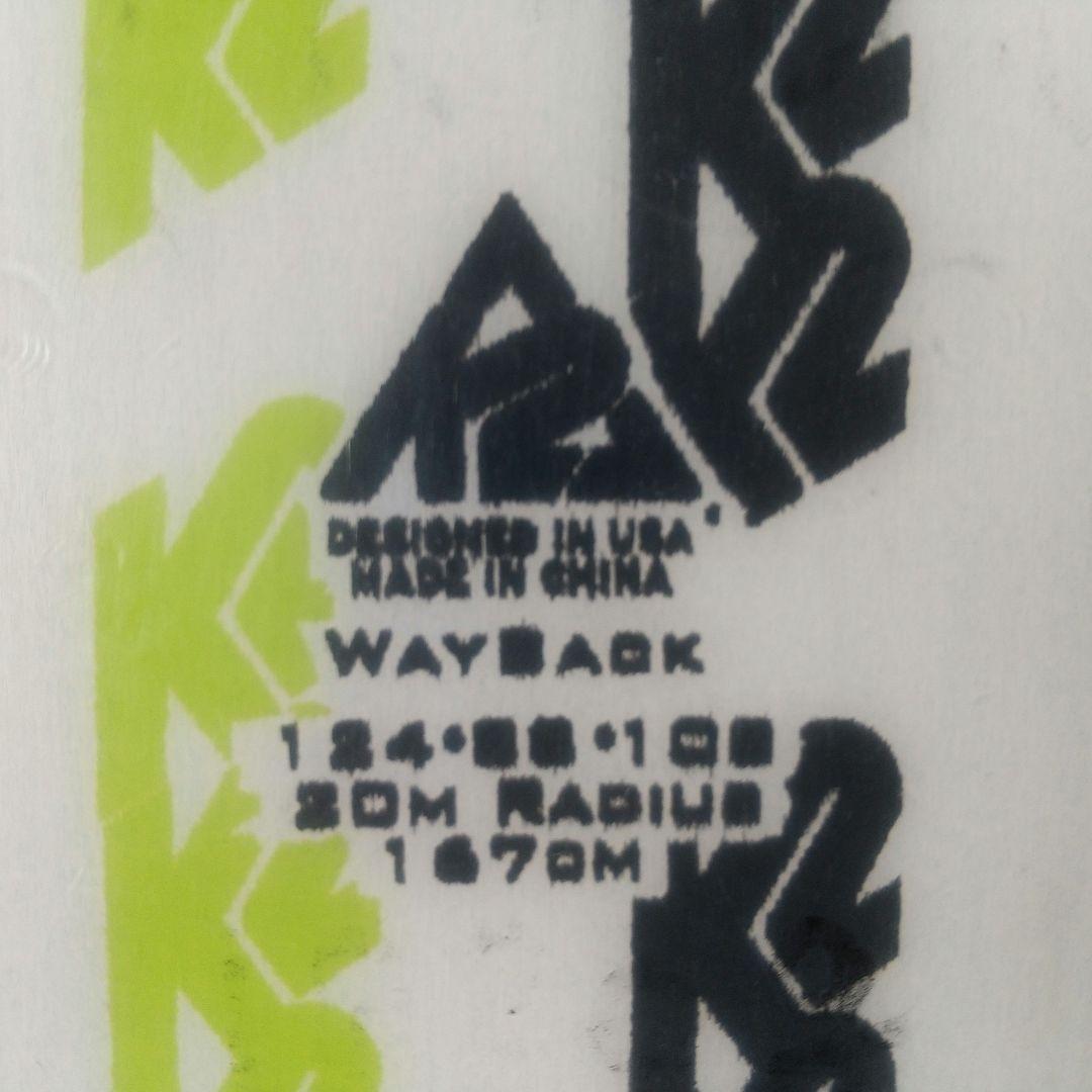 K2 Wayback88 バックカントリースキーセット シール付属