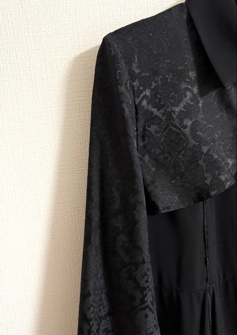 【美品】HARE ジャガードチャイナボレロワンピース ブラック