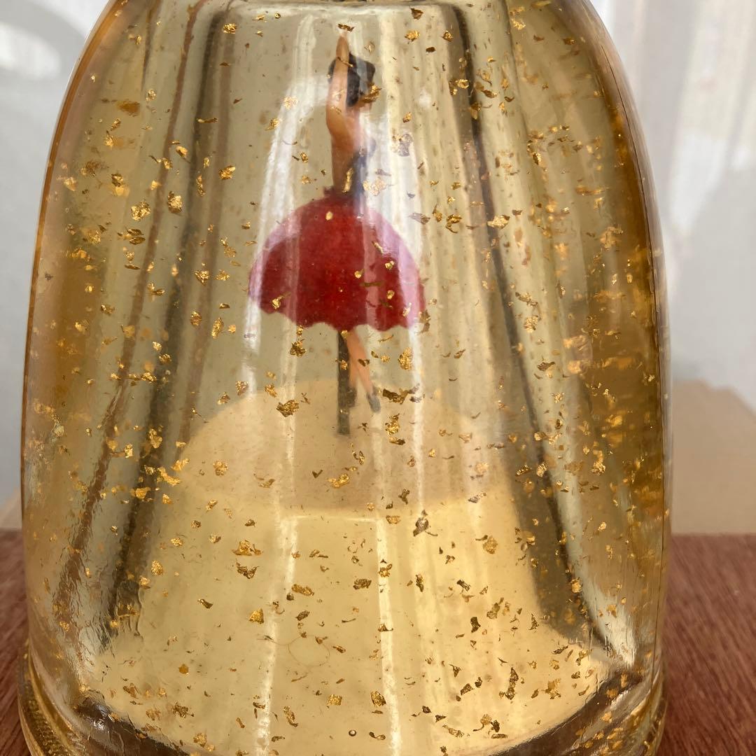 ま*。様 【超希少】BOLS ボルス バレリーナ リキュール 金箔スノードーム