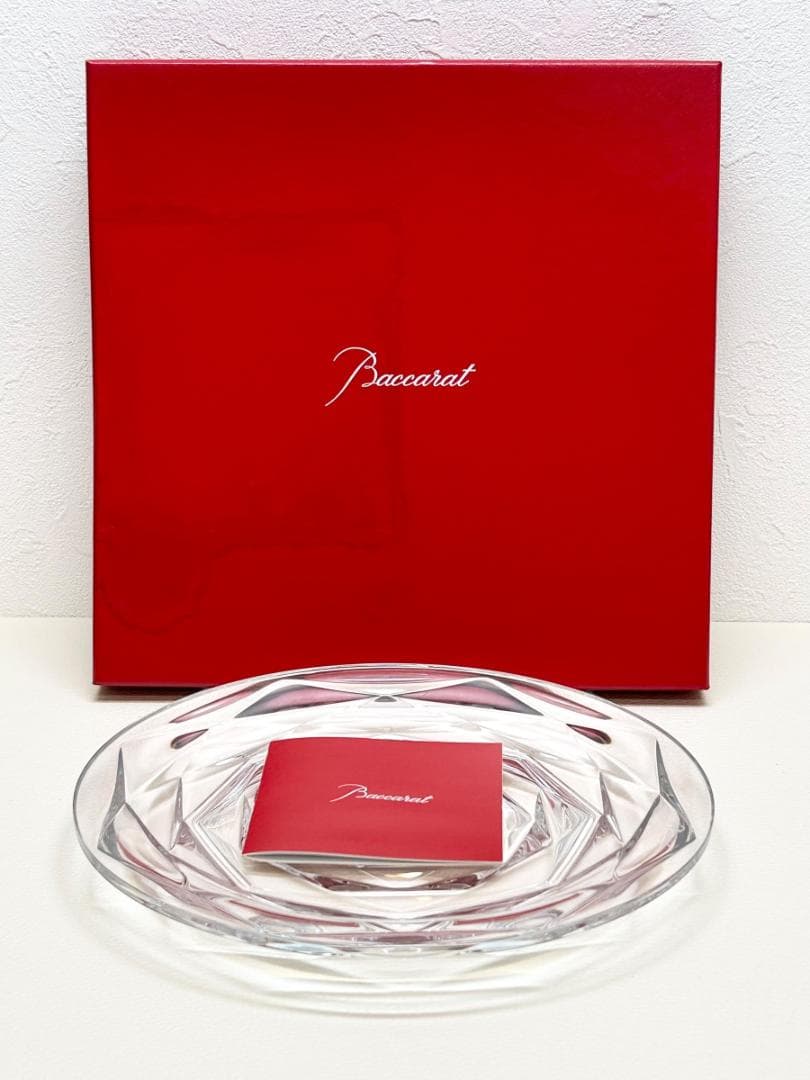 2018-1557 Baccarat　バカラ　スウィングプレート　直径約19cm