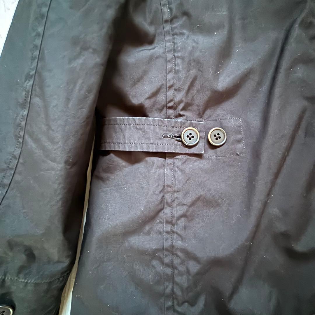 MHL マーガレットハウエル　美品ダウンライナー付　ステンカラーコート　 黒