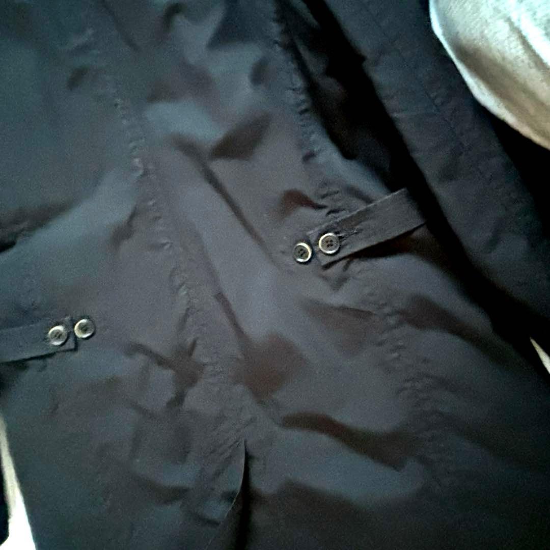 MHL マーガレットハウエル　美品ダウンライナー付　ステンカラーコート　 黒