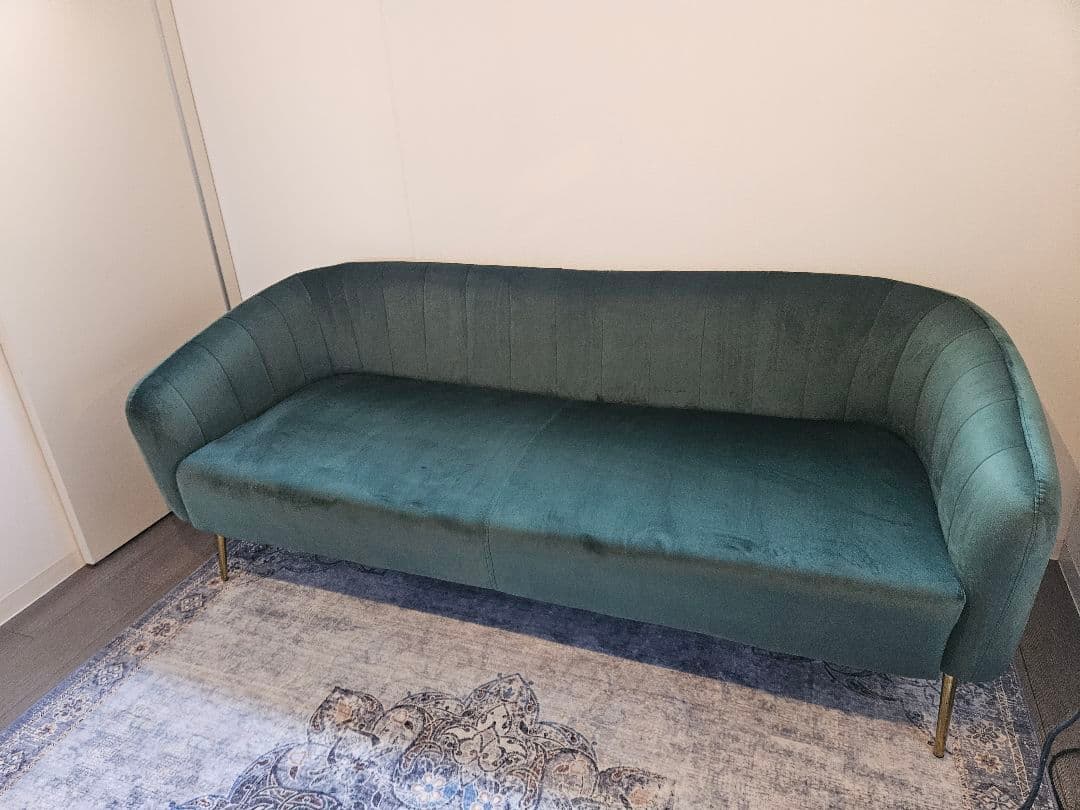 NOCE 3人掛けソファ グリーン