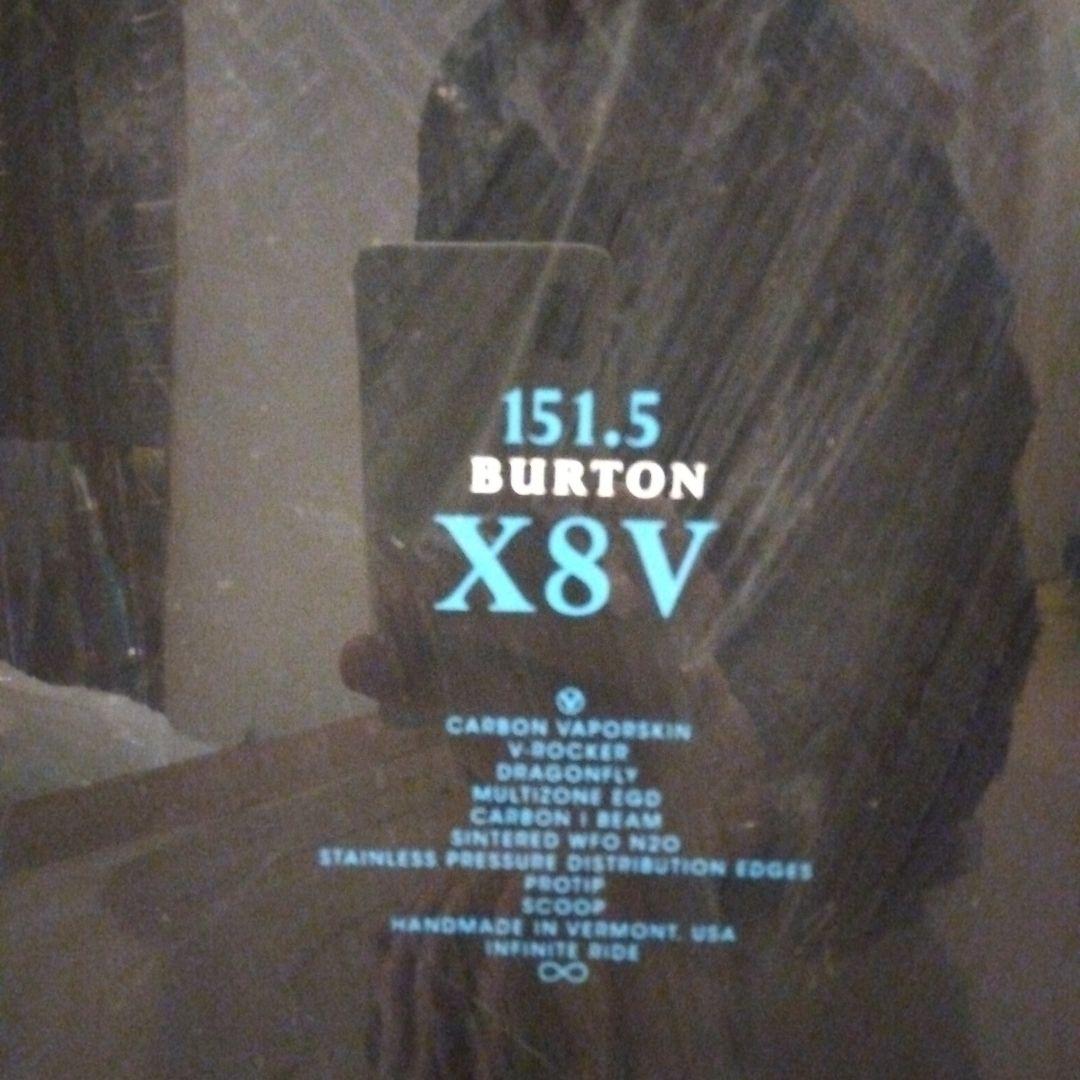 スノーボード板　バートン　BURTON　x8v