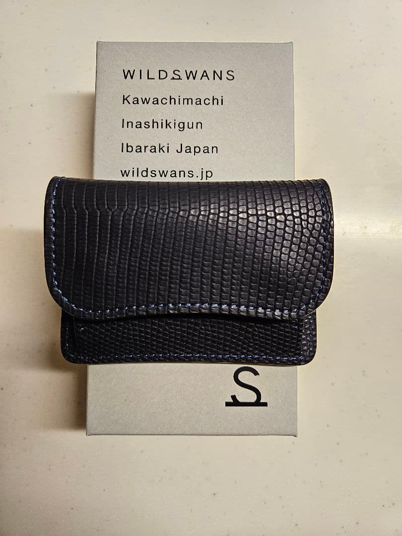 【新品】ワイルドスワンズ　タング　TONGUE リザード　ネイビーカーサ