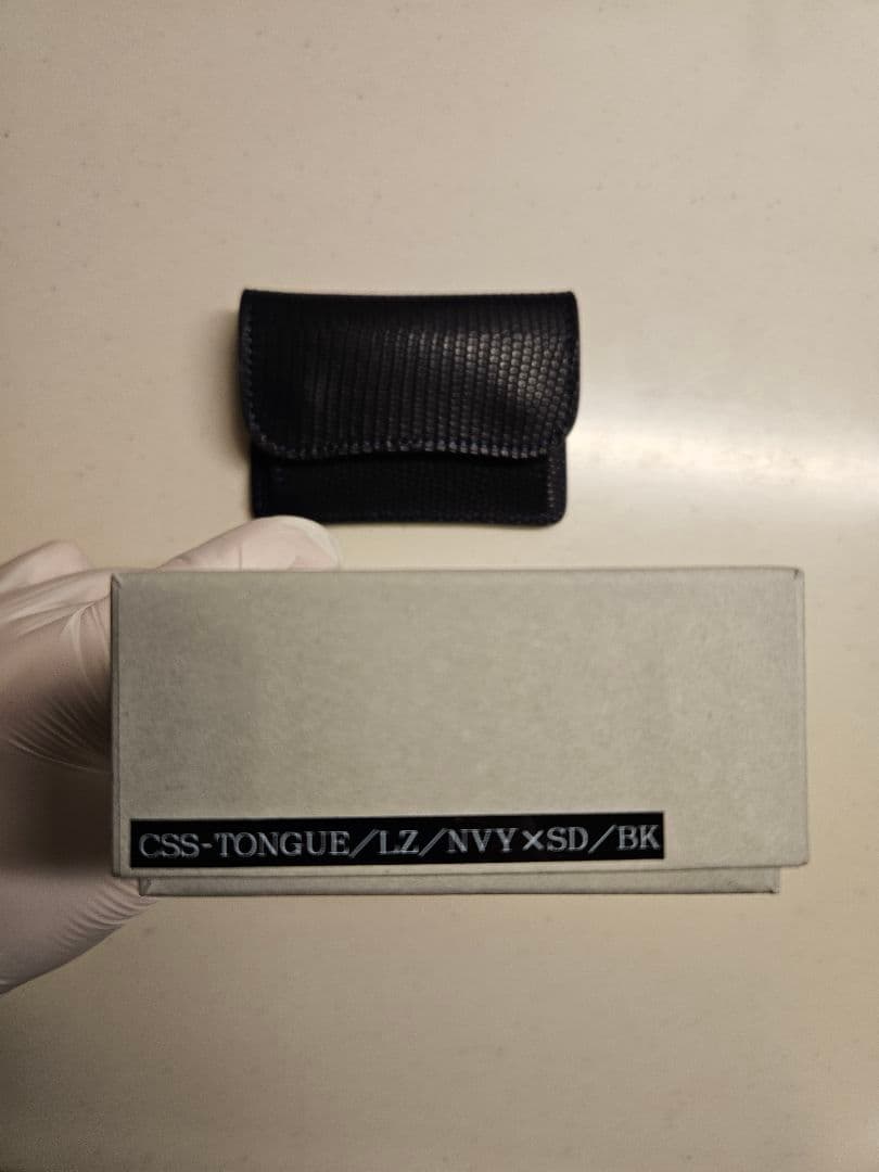 【新品】ワイルドスワンズ　タング　TONGUE リザード　ネイビーカーサ