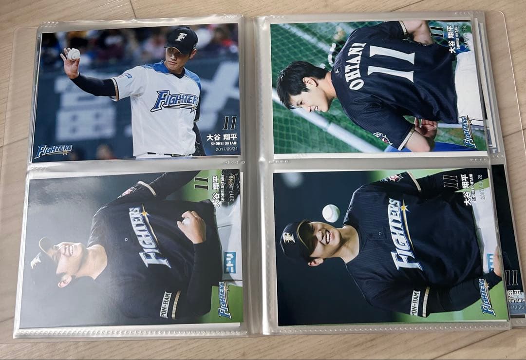 大谷翔平選手　日ハム　2017年ハイライトフォトセット