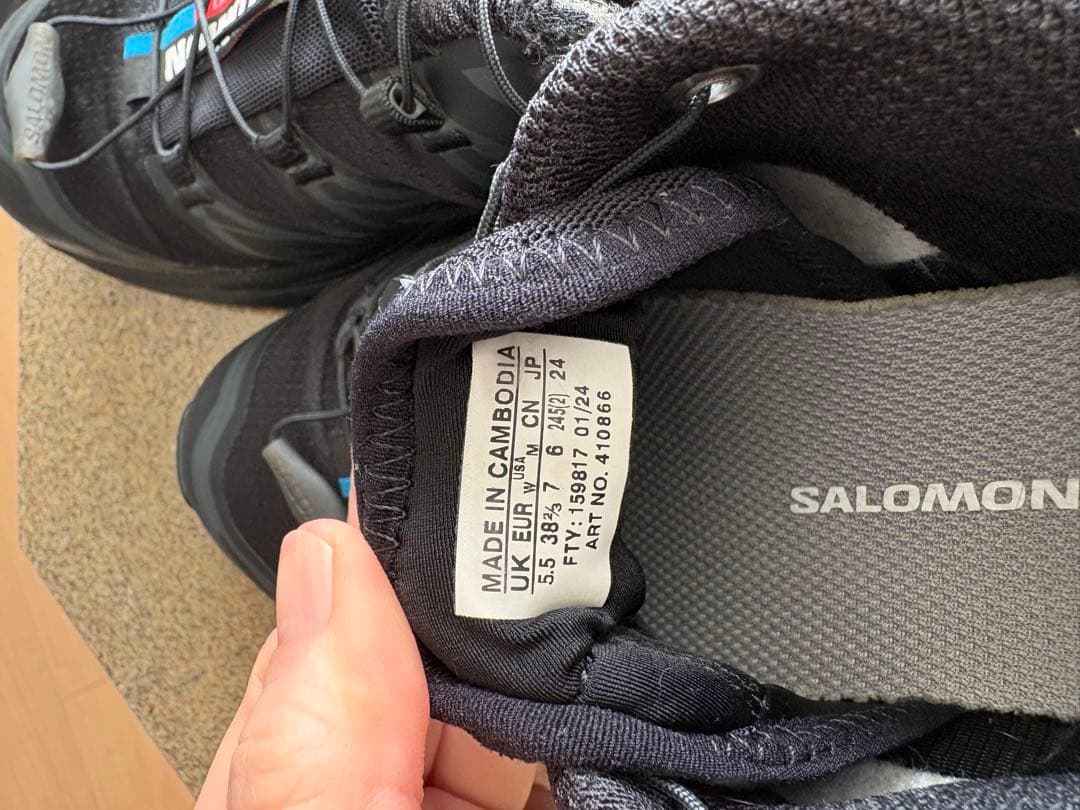 Salomon XA PRO 3D ブラック スニーカー