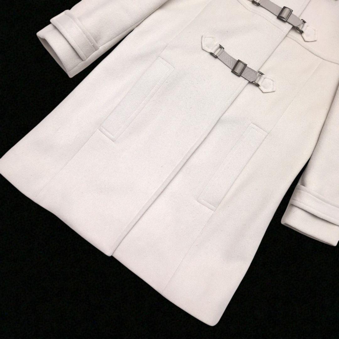 【カシミヤ100% 美品】フォクシー　ロングコート　フォックスファー　シルク