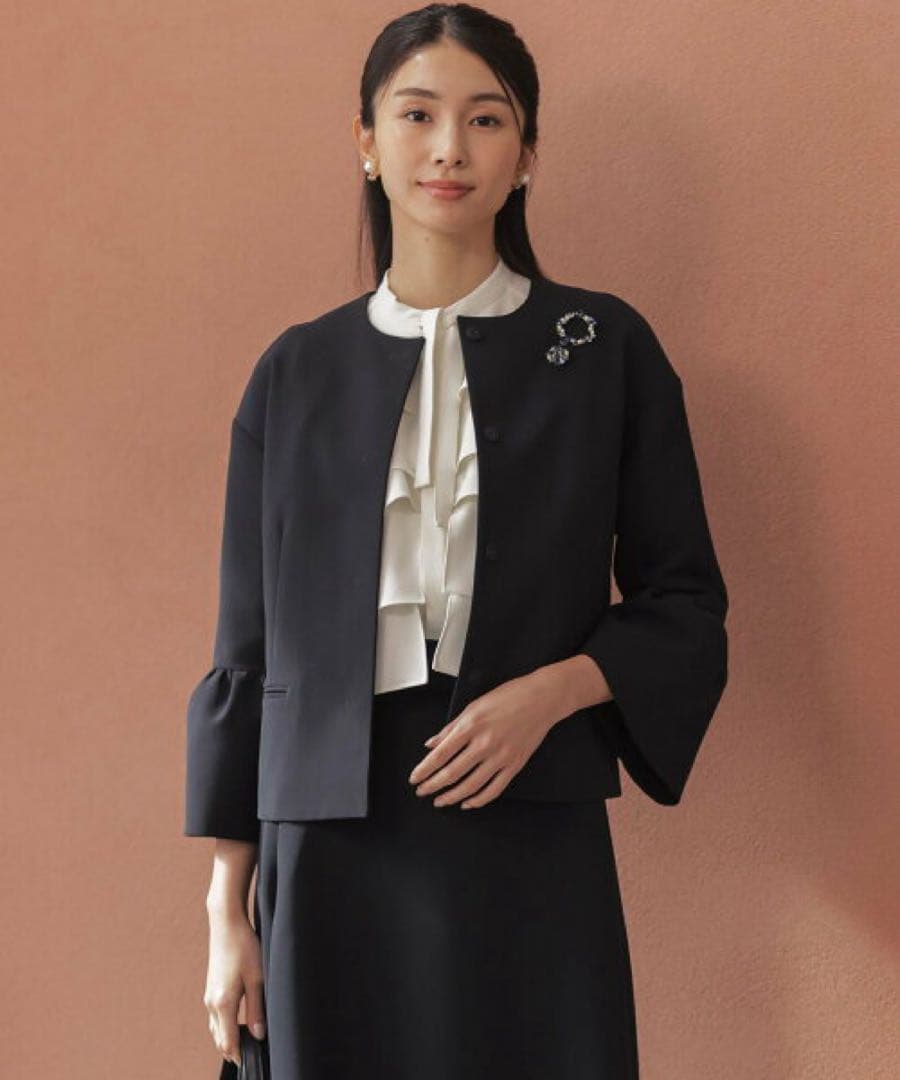 未使用タグ付✨組曲 コンフォータブルドレープジャケット フォーマル セレモニー