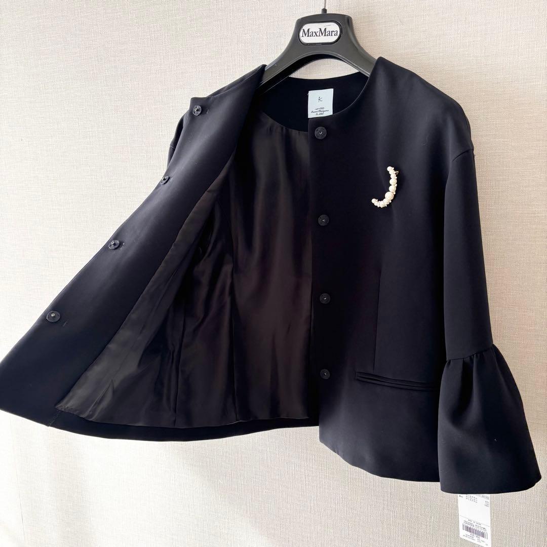 未使用タグ付✨組曲 コンフォータブルドレープジャケット フォーマル セレモニー