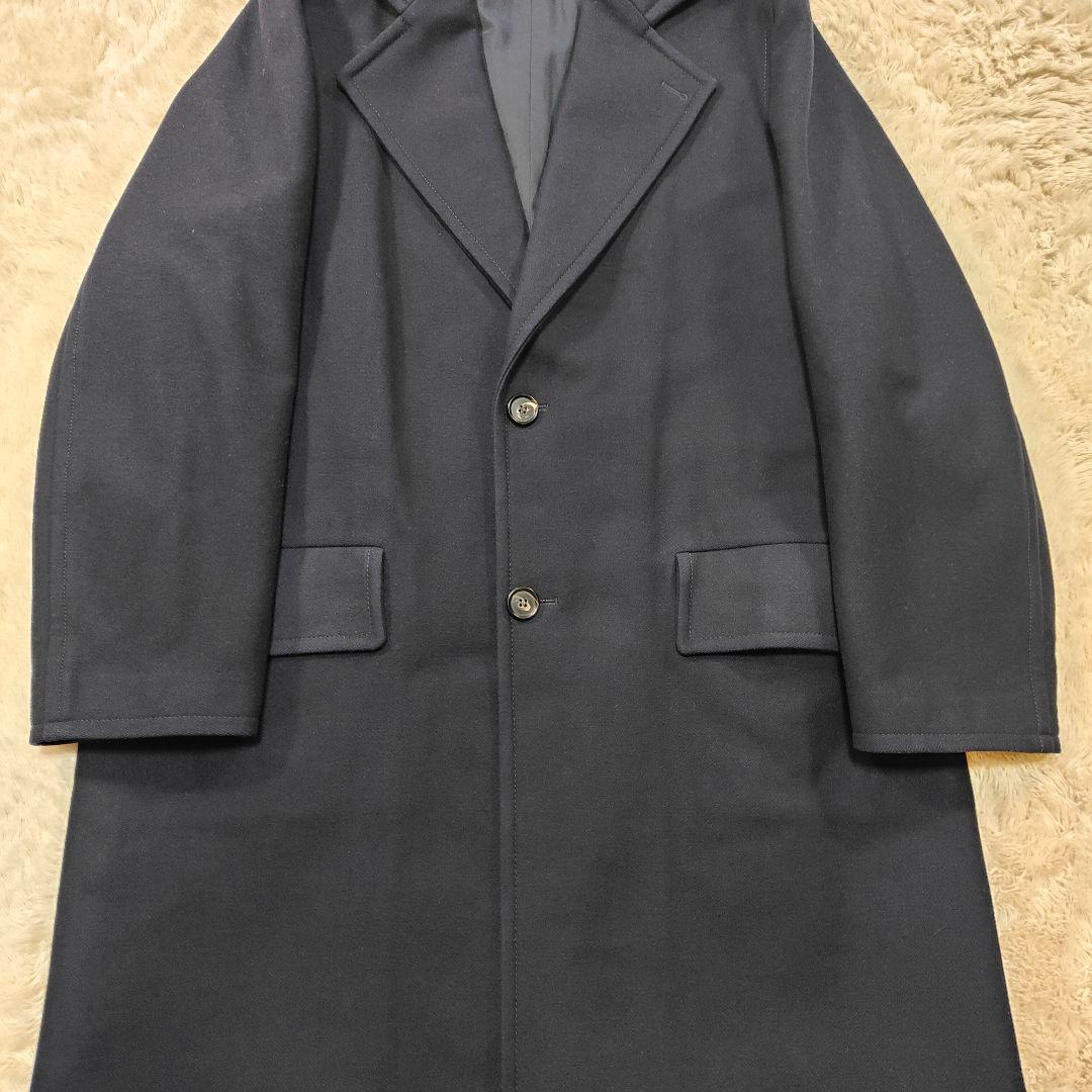 美品✨XL相当✨マルニ カシミヤ メルトンウール チェスターコート 46サイズ