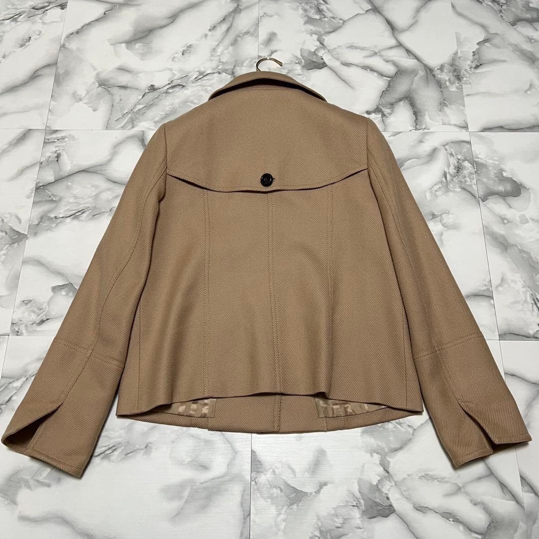 【美品】バーバリーロンドン　ショートコート　ジャケット　メガチェック　40