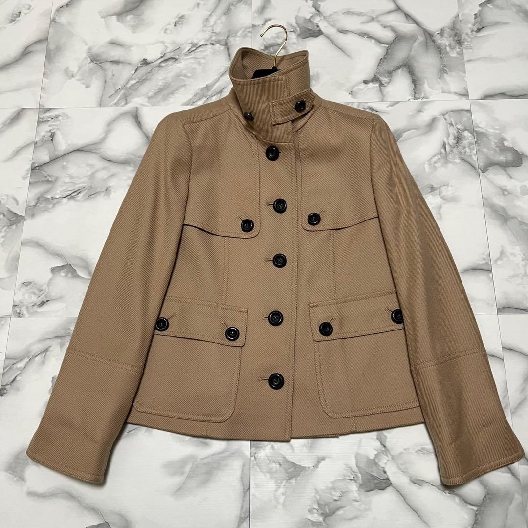 【美品】バーバリーロンドン　ショートコート　ジャケット　メガチェック　40