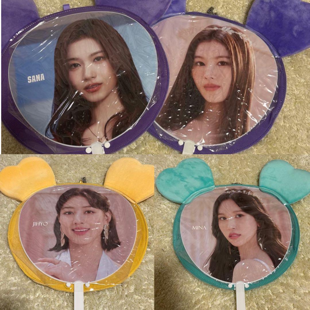 TWICE うちわ サナ ミナ ジヒョ