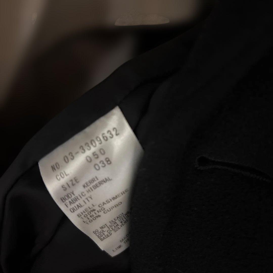 【とても簡易包装】セオリーリュクス　カシミヤ　コート　ブラック　38サイズ