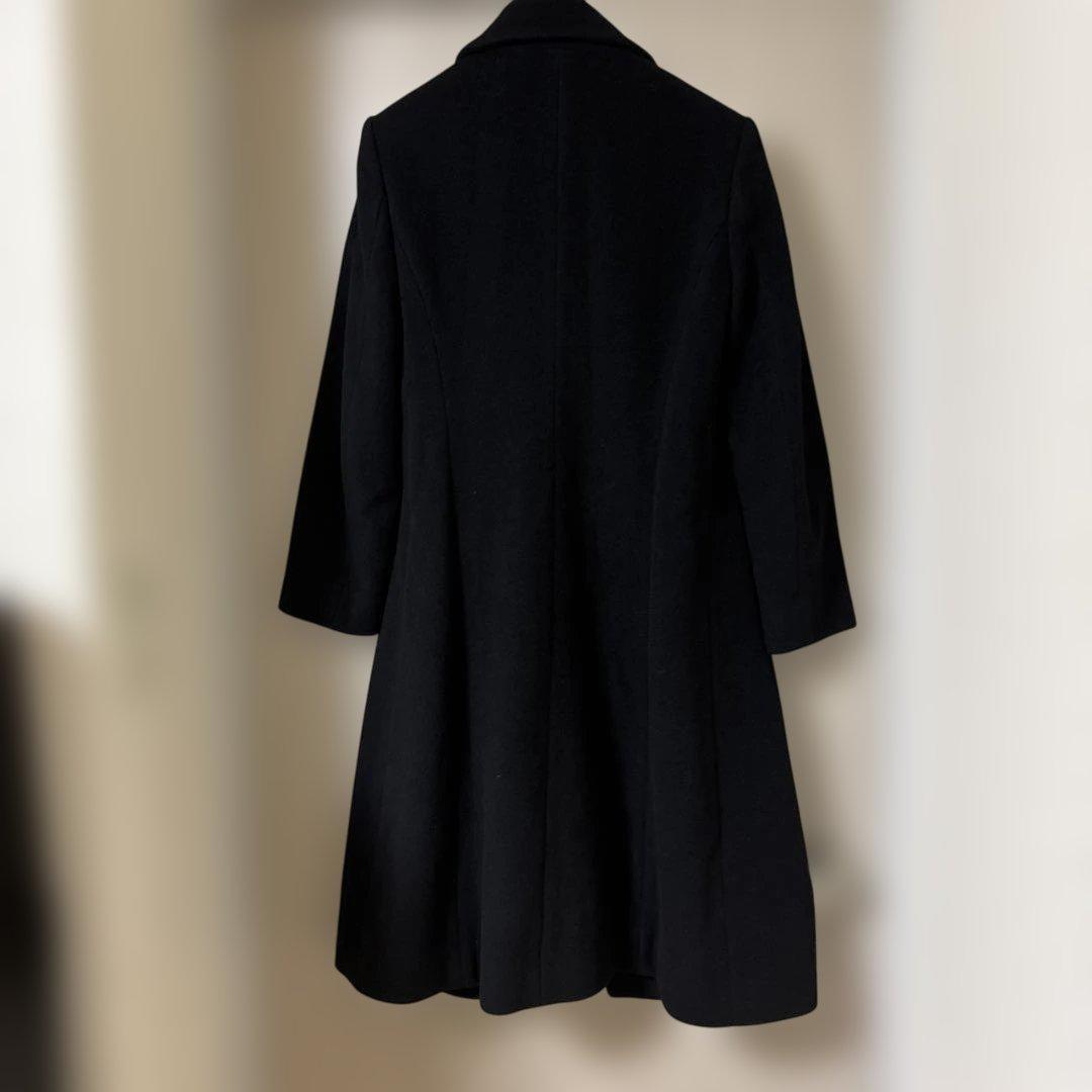 【とても簡易包装】セオリーリュクス　カシミヤ　コート　ブラック　38サイズ