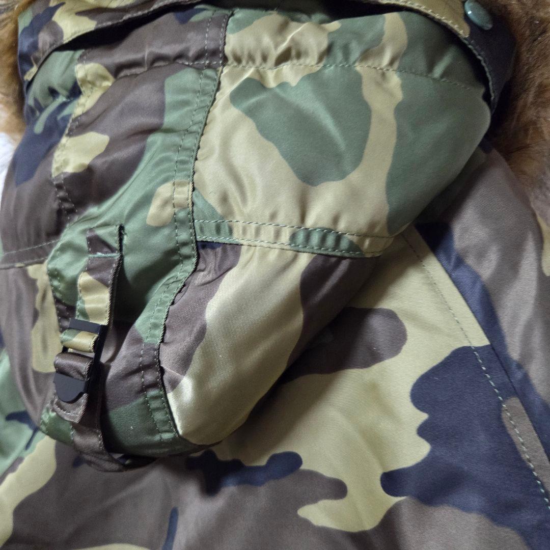 美品/ALPHA INDUSTRIES/迷彩/N-3B/S/ミリタリージャケット