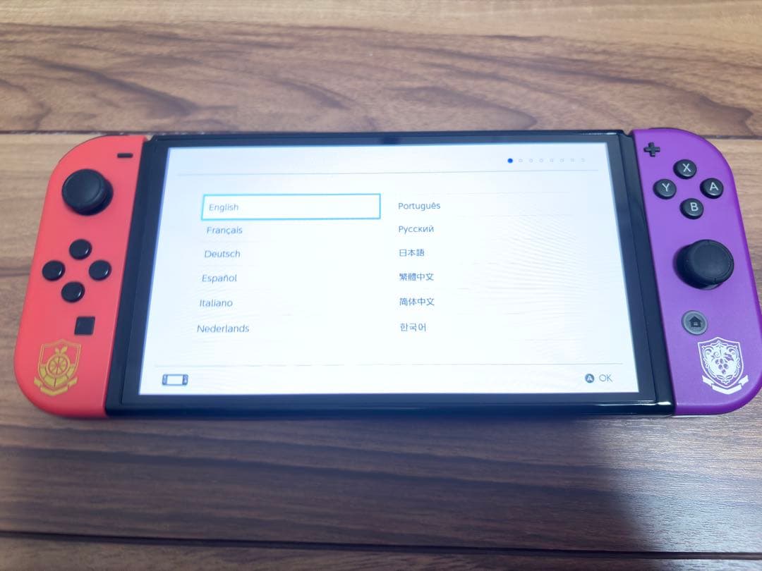 Nintendo Switch 有機ELモデル スカーレット・バ…