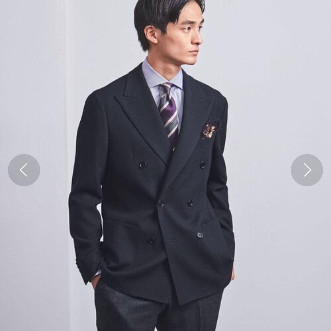 超高級約7万未使用級★UNITED　ARROWS　テーラードジャケット　ダブル