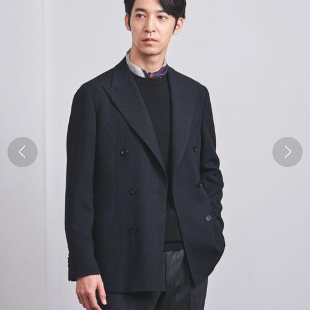 超高級約7万未使用級★UNITED　ARROWS　テーラードジャケット　ダブル