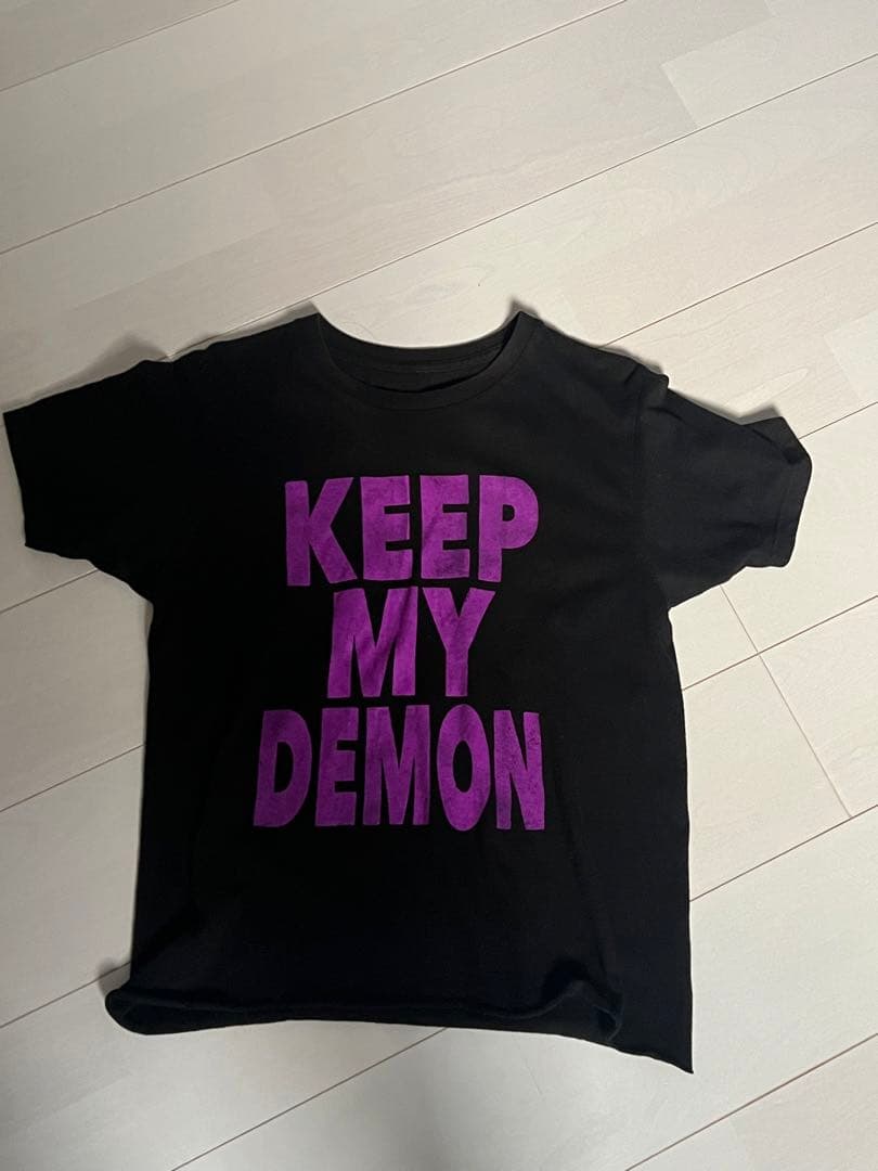 KEEP MY DEMON プリントTシャツ