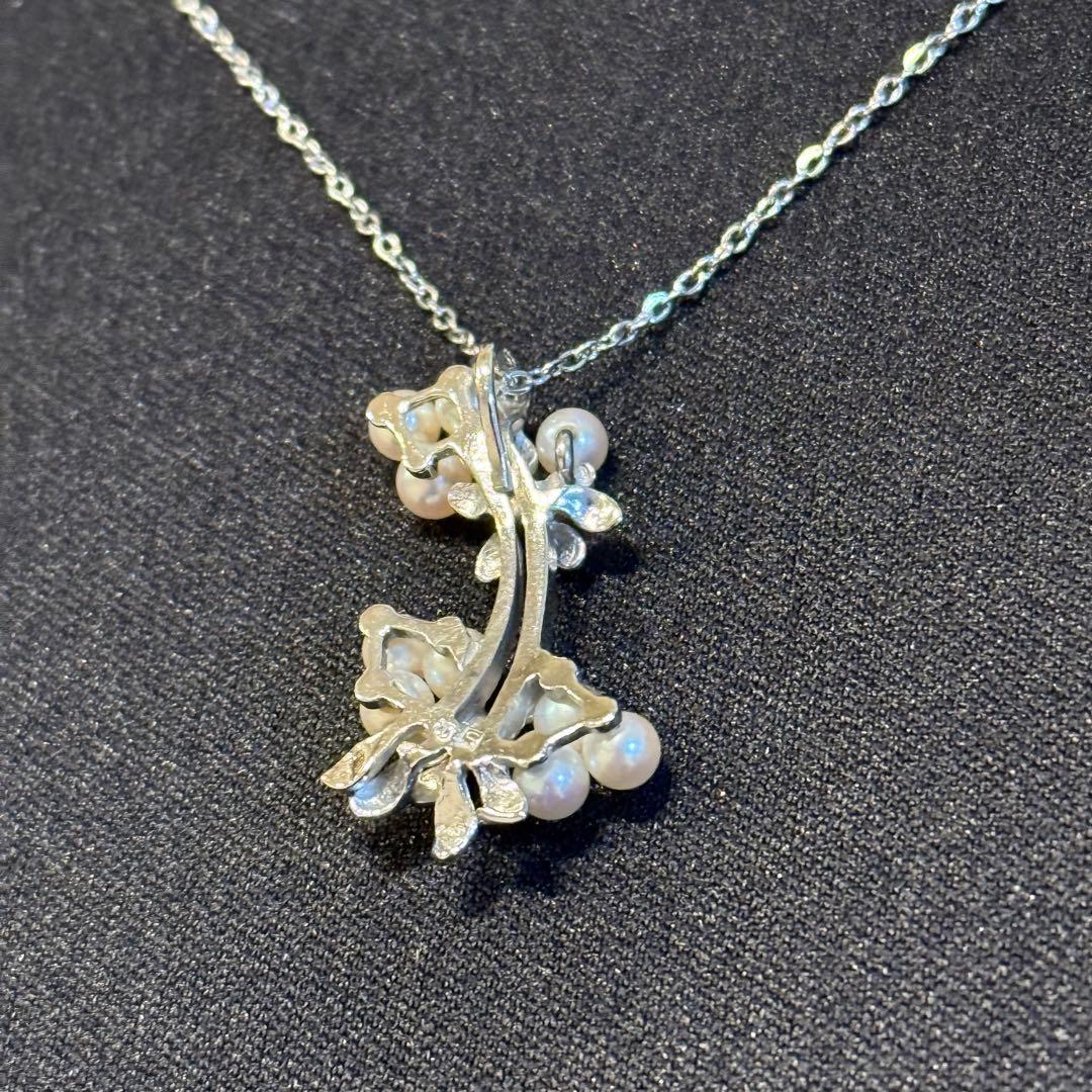 美品✨TASAKI 田崎真珠 ネックレス ペンダント ベビーパール シルバー