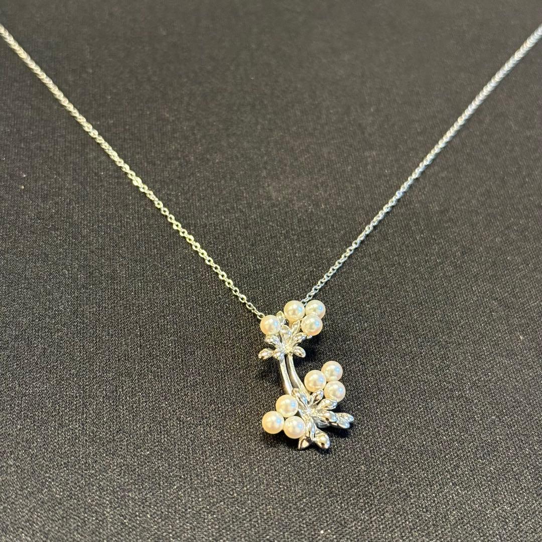 美品✨TASAKI 田崎真珠 ネックレス ペンダント ベビーパール シルバー