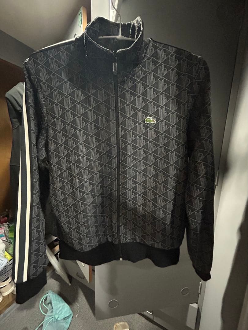 Lacoste ラコステトラックジャケット黒ブラック
