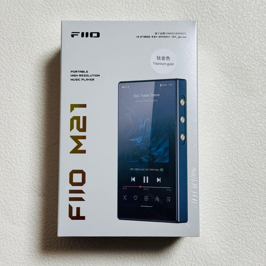 Fiio M21 Titanium Gold 動作確認のみ