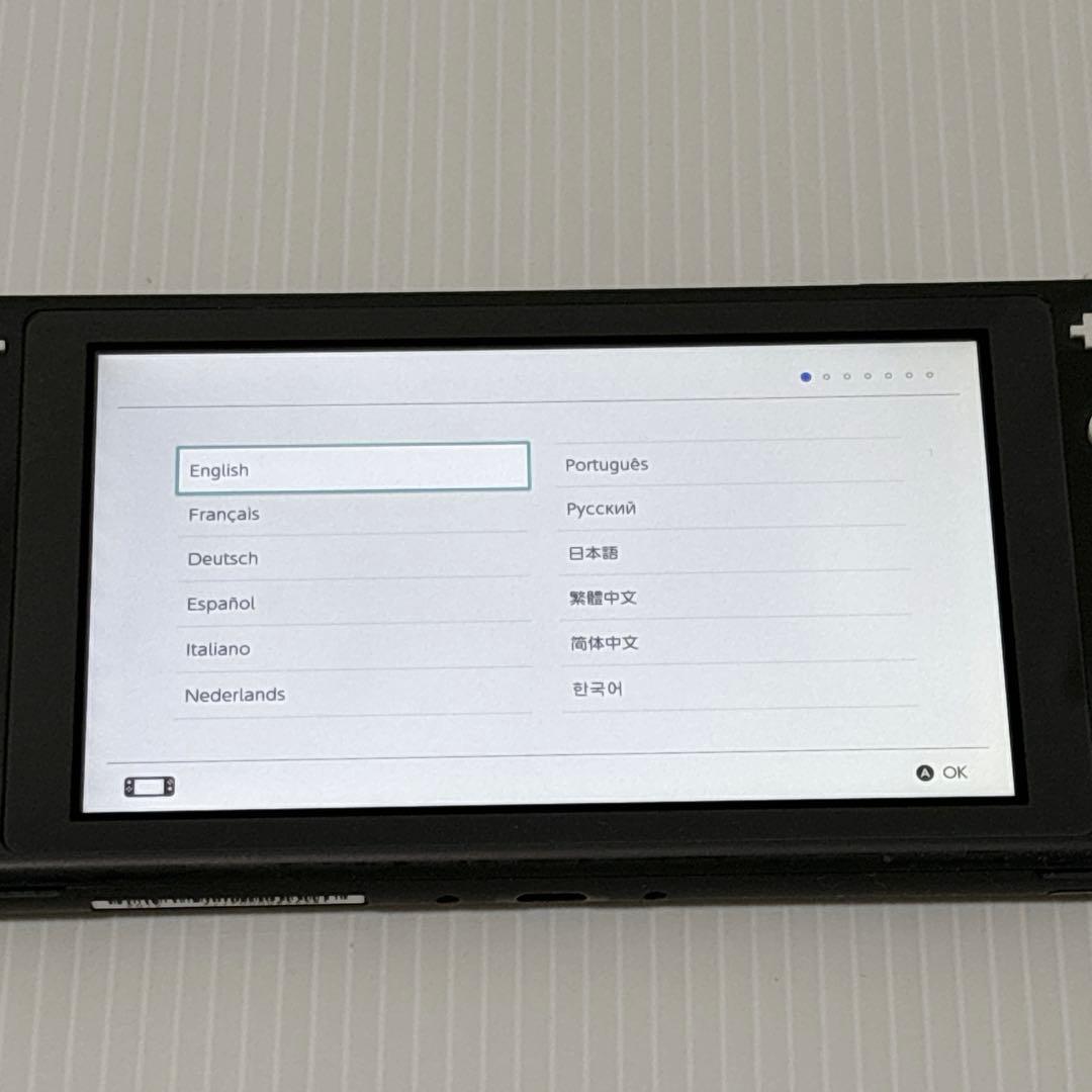 Nintendo switch ライト 本体 ゲーム ニンテンドー　動作品